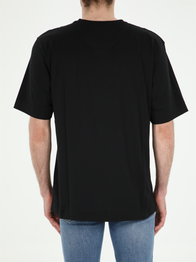 Shop Fendi Black T-shirt With Logo