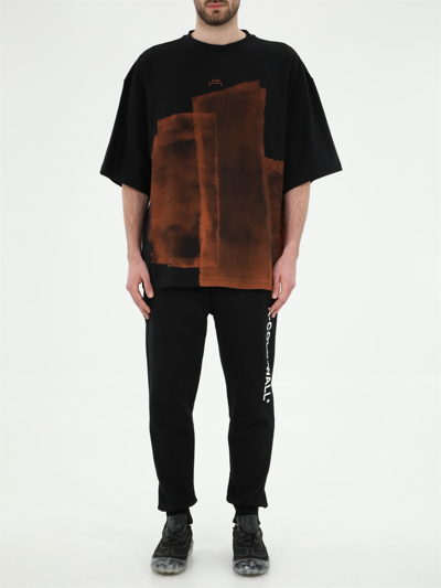 Shop A-cold-wall* Black Printed T-shirt
