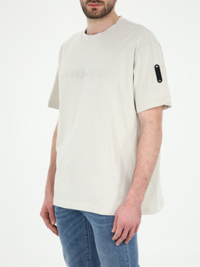 Shop A-cold-wall* Cream T-shirt With Logo