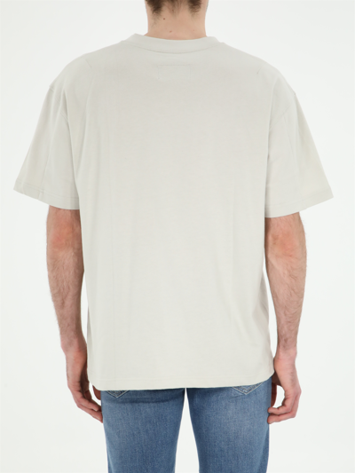 Shop A-cold-wall* Cream T-shirt With Logo