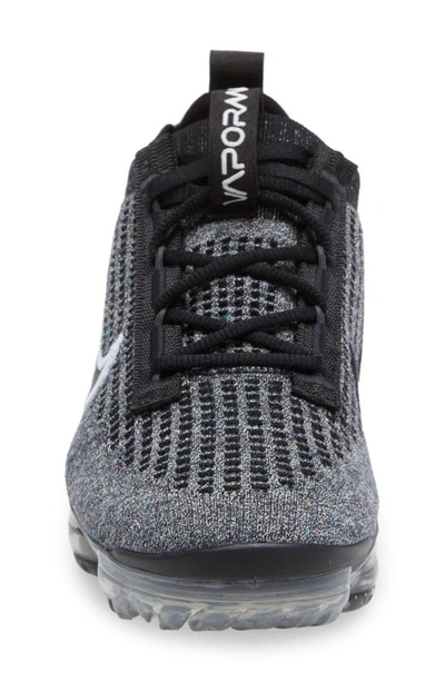 Shop Nike Kids' Air Vapormax 2021 Fk Sneaker In Black/ White/ Anthracite