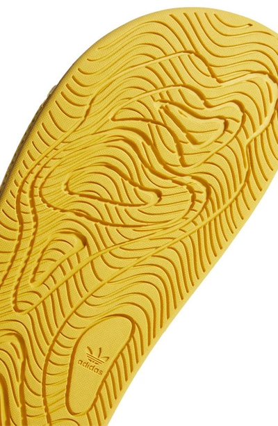 Shop Adidas Originals Y-3 Adidas X Pharrell Williams Boost Sport Slide Sandal In Bold Gold