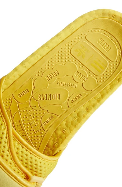 Shop Adidas Originals Y-3 Adidas X Pharrell Williams Boost Sport Slide Sandal In Bold Gold