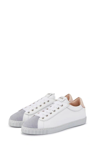 Shop Agl Attilio Giusti Leombruni Sade Sneaker In Oslo/ White/ Elio