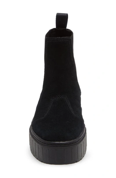 Shop Puma Mayze Infuse Platform Chelsea Boot In  Black