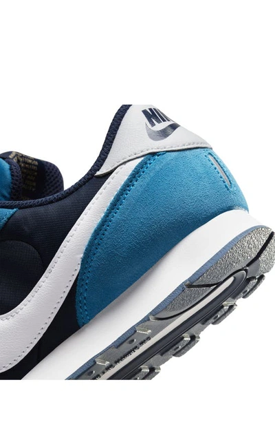 Shop Nike Md Valiant Sneaker In Navy/ White/ Blue