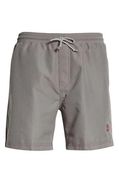Brunello Cucinelli Swim Trunks In Light Grey