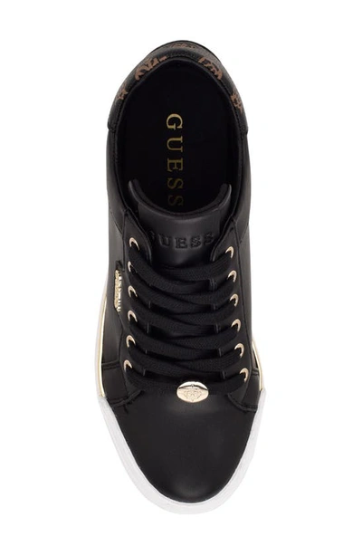 Guess Women s Faster Wedge Sneakers Women s Shoes In Black brown ModeSens