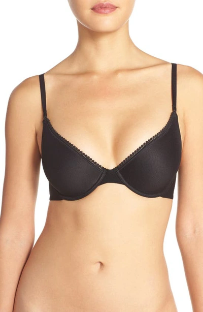 On Gossamer Gossamer Mesh Convertible T-shirt Bra In Black