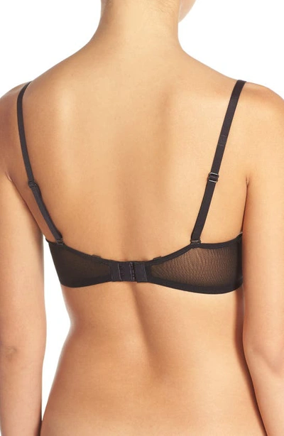 On Gossamer Gossamer Mesh Convertible T-shirt Bra In Black