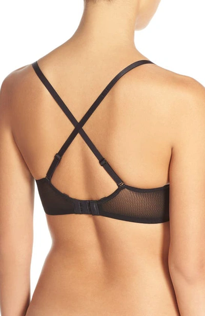 On Gossamer Gossamer Mesh Convertible T-shirt Bra In Black