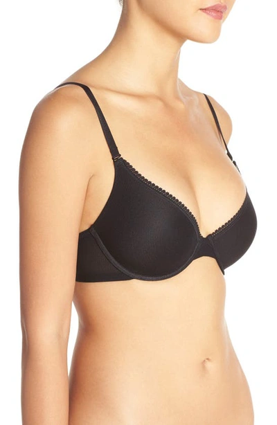 Shop On Gossamer Underwire Convertible T-shirt Bra In Black