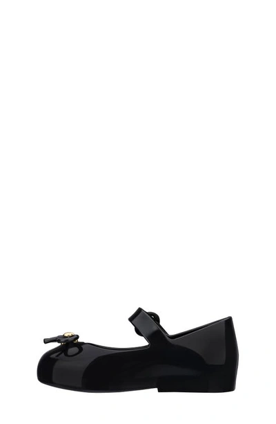 Shop Mini Melissa Sweet Mary Jane Flat In Black