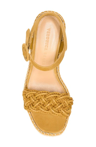 Shop Veronica Beard Reema Espadrille Platform Wedge Sandal In Desert