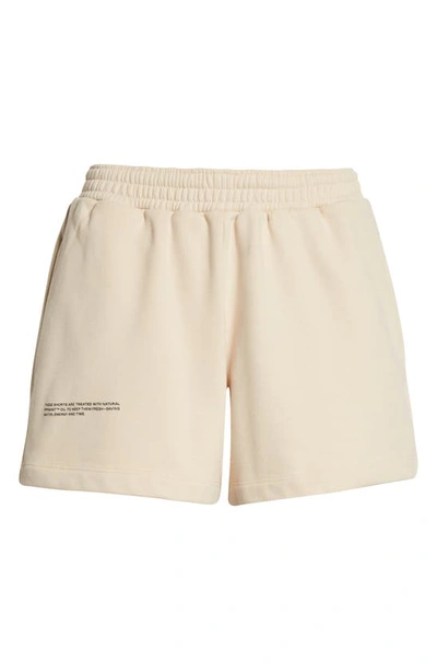 Shop Pangaia 365 Pprmint™ Unisex Organic Cotton Sweat Shorts In Sand