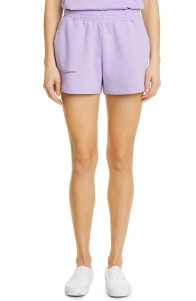 Shop Pangaia 365 Pprmint™ Unisex Organic Cotton Sweat Shorts In Orchid Purple