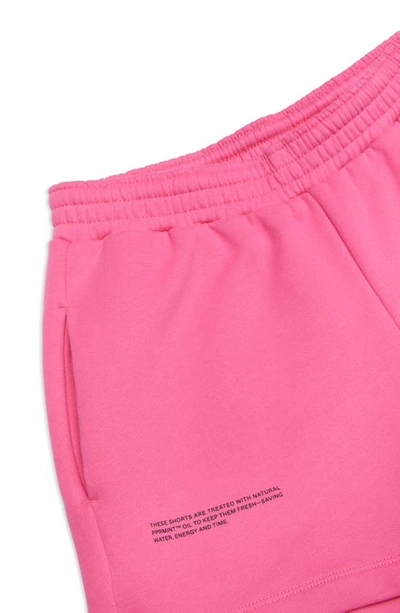 Shop Pangaia 365 Pprmint™ Unisex Organic Cotton Sweat Shorts In Flamingo Pink