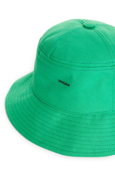 Shop Pangaia Organic Cotton Bucket Hat In Jade Green