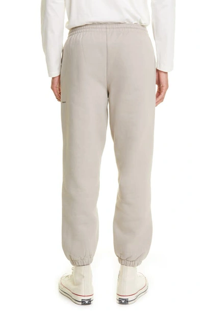 Pangaia 365 Signature Unisex Recycled & Organic Cotton Track Pants In Stone