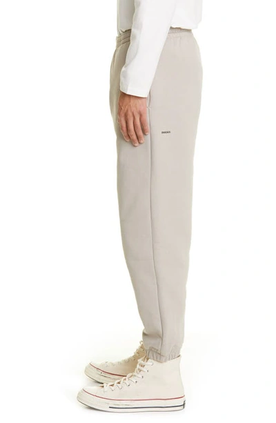 Pangaia 365 Signature Unisex Recycled & Organic Cotton Track Pants In Stone