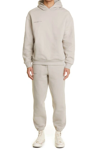 Pangaia 365 Signature Unisex Recycled & Organic Cotton Track Pants In Stone