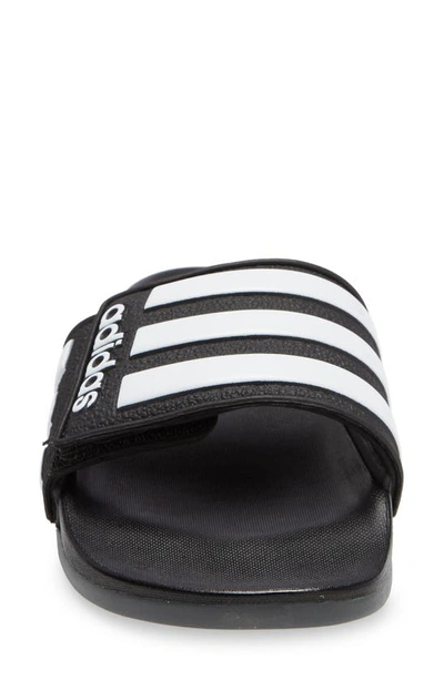 Shop Adidas Originals Adilette Comfort Adjustable Sport Slide In Black