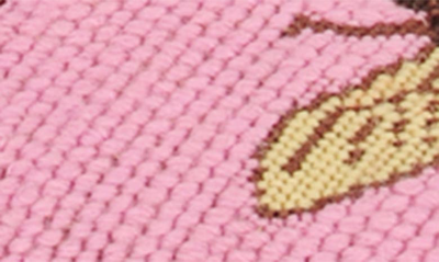 Bypaige Needlepoint Bee Flat In Bee On Shrimp Pink