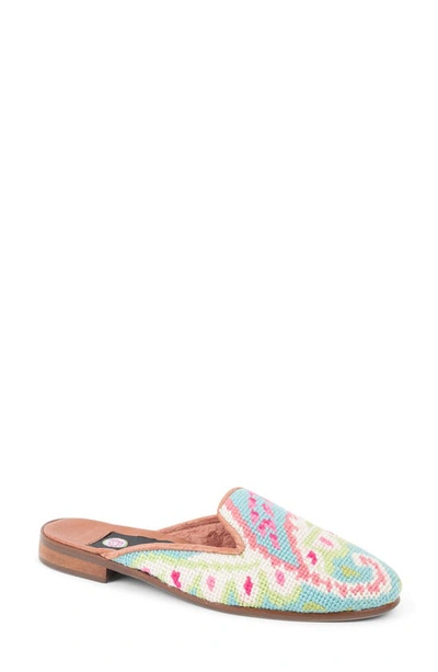 Shop Bypaige Needlepoint Paisley Mule In Preppy Paisley