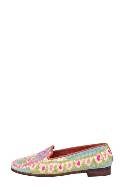 Bypaige By Paige Needlepoint Paisley Flat In Preppy Paisley