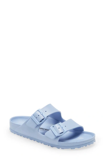 Shop Birkenstock Arizona Waterproof Slide Sandal In Dusty Blue
