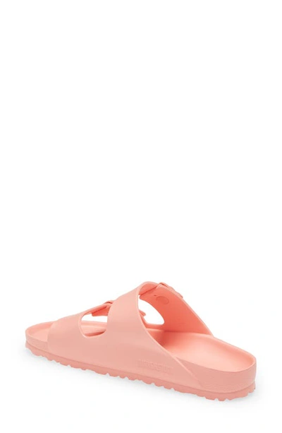 Shop Birkenstock Arizona Waterproof Slide Sandal In Coral Peach