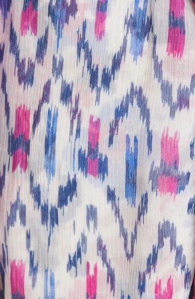 Shop Isabel Marant Étoile Riolmy Mix Print Shorts In Pink/ Blue/ Ecru