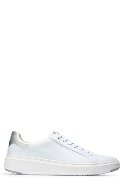 Shop Cole Haan Grandpro Topspin Sneaker In Optic White/ Silver