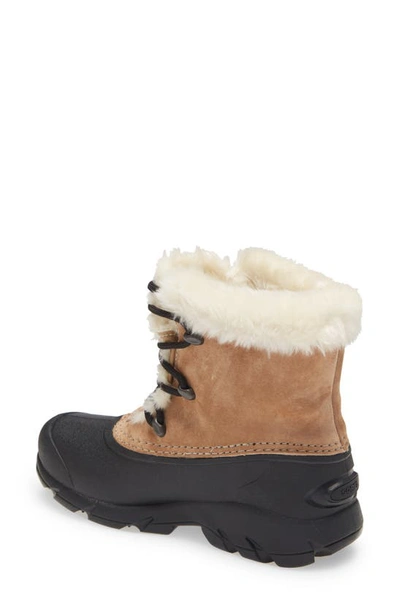 Sorel Snow Angel Faux Fur Detail Waterproof Boot In Rootbeer