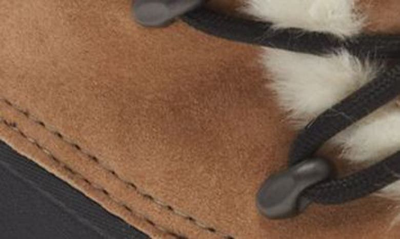 Sorel Snow Angel Faux Fur Detail Waterproof Boot In Rootbeer