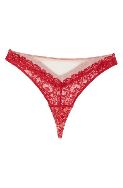 Shop Honeydew Intimates Nicollette Lace Thong In Vixen