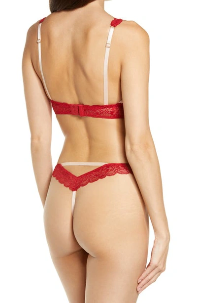 Shop Honeydew Intimates Nicollette Lace Thong In Vixen