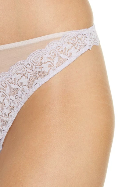 Shop Honeydew Intimates Nicollette Lace Thong In Illusion
