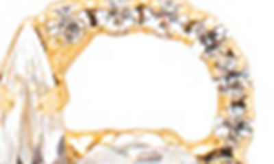 Shop Sorrelli Monogram Charm Necklace In Crystal-b
