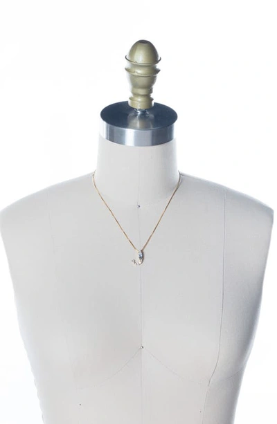 Shop Sorrelli Monogram Charm Necklace In Crystal-j