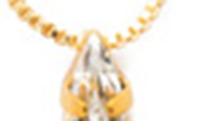 Shop Sorrelli Monogram Charm Necklace In Crystal-j