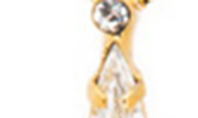 Shop Sorrelli Monogram Charm Necklace In Crystal-l