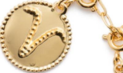 Shop Sorrelli Zodiac Pendant Necklace In Crystal-aries