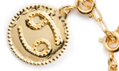 Shop Sorrelli Zodiac Pendant Necklace In Crystal-cancer