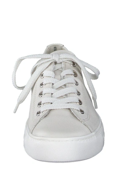 Paul Green Lilly Sneaker In Ivory Mc Leather | ModeSens