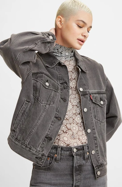 Levi's Women's Original Corduroy Trucker With Sherpa Lining In Be Kind Rewind