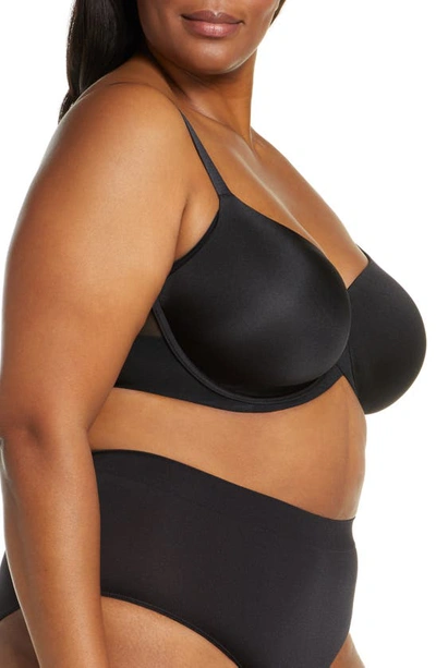 Shop Wacoal Ultimate Side Smoother Underwire T-shirt Bra In Black