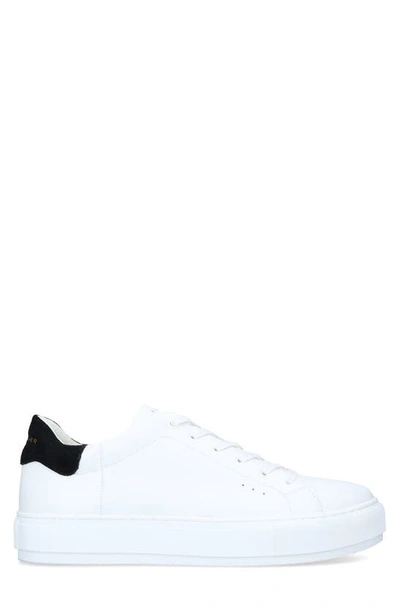 Kurt Geiger Laney Platform Leather Trainers In White