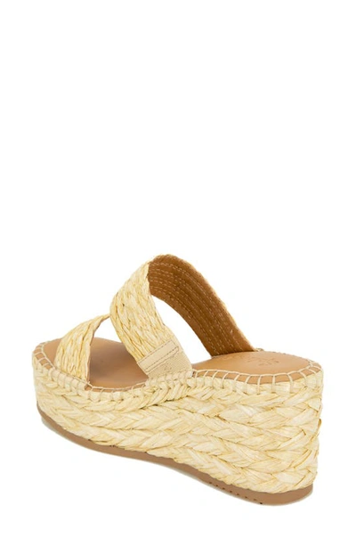 Shop Splendid Linda Espadrille Platform Wedge Sandal In Natural