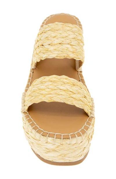 Shop Splendid Linda Espadrille Platform Wedge Sandal In Natural